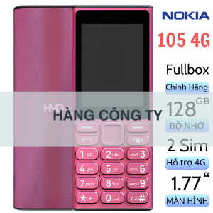 Nokia HMD 105 4G 128 MB Fullbox (Hàng Công Ty – Order) Nokia HMD 105 4G 128 MB Fullbox (Hàng Công Ty – Order)