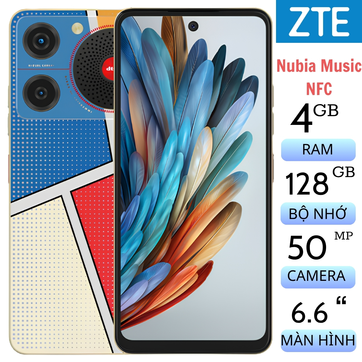 Nubia Music NFC 4GB/128GB Fullbox Nubia Music NFC 4GB/128GB Fullbox