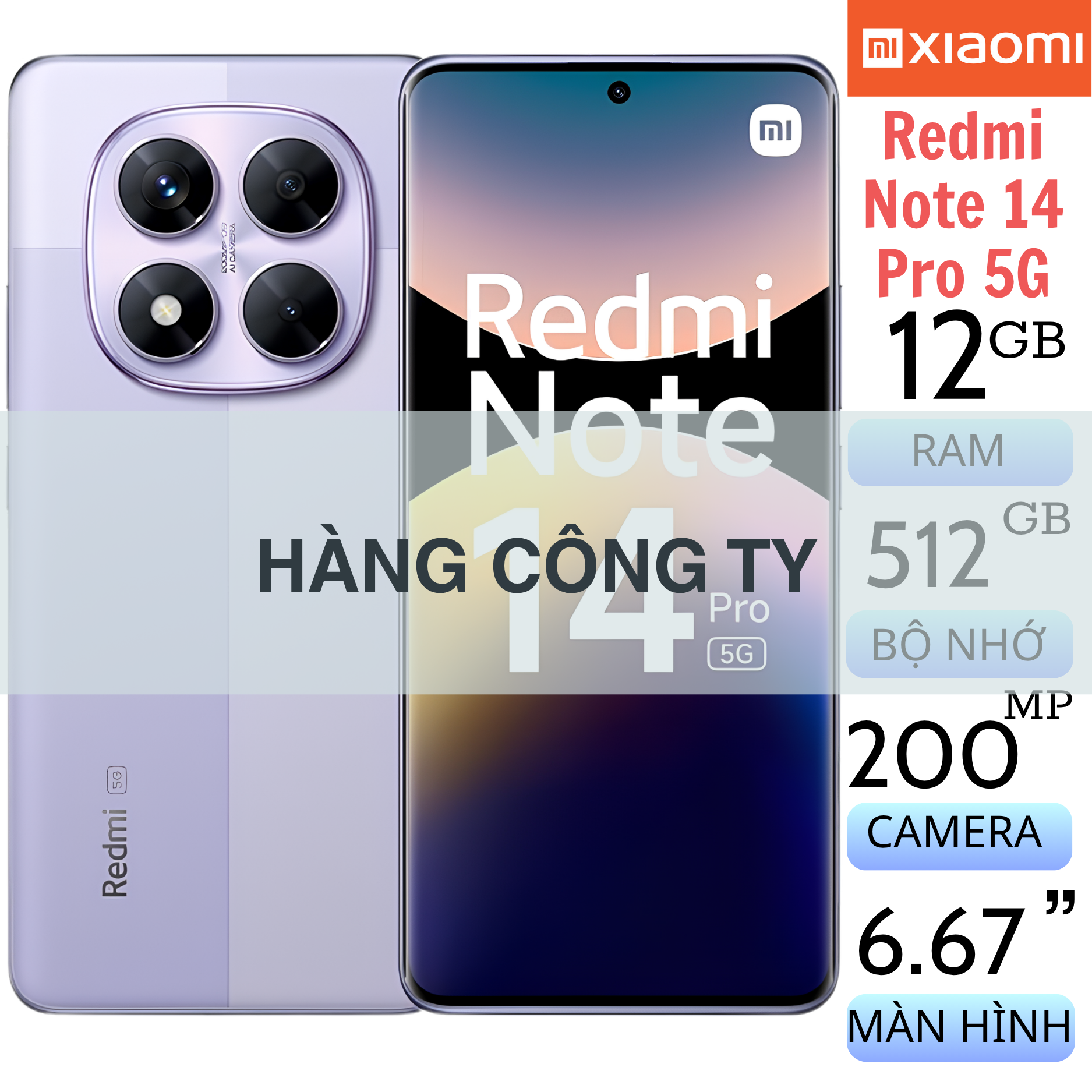 Xiaomi Redmi Note 14 Pro 5G Fullbox (Hàng Công Ty – Order) Xiaomi Redmi Note 14 Pro 5G Fullbox (Hàng Công Ty – Order)