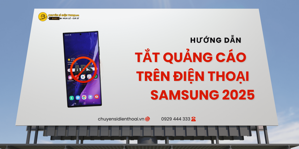tắt quảng cáo trên điện thoại samsung