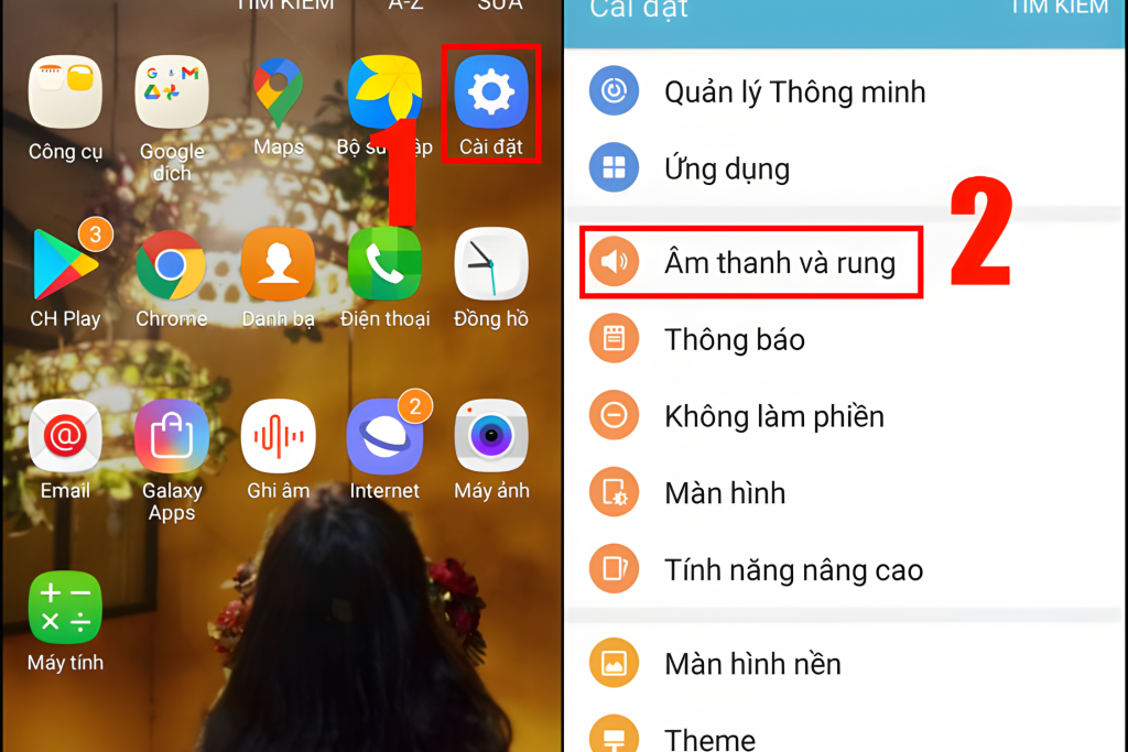 samsung kêu tít tít