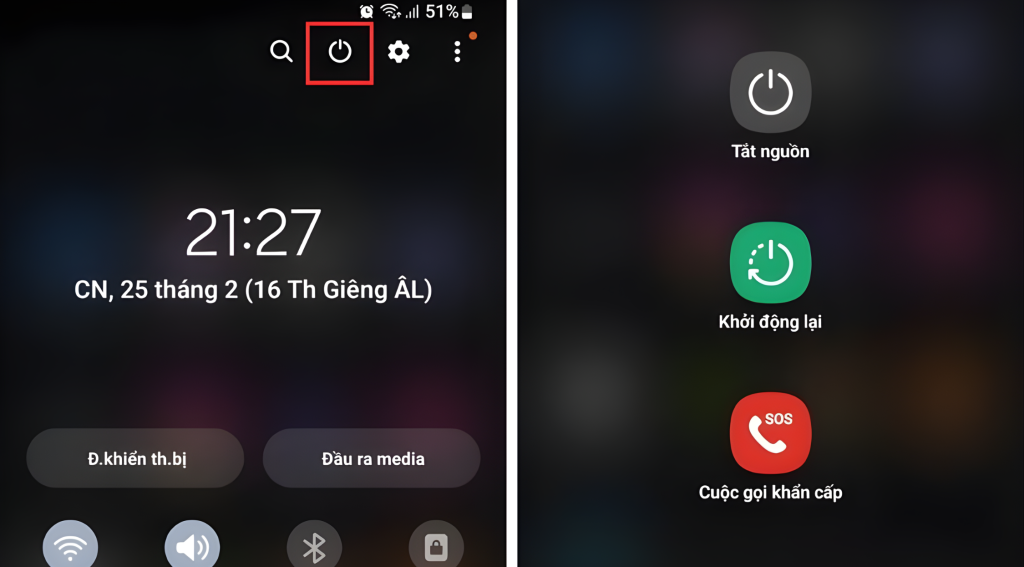 nút nguồn samsung