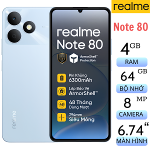 Realme Note 80 4GB/64GB Fullbox