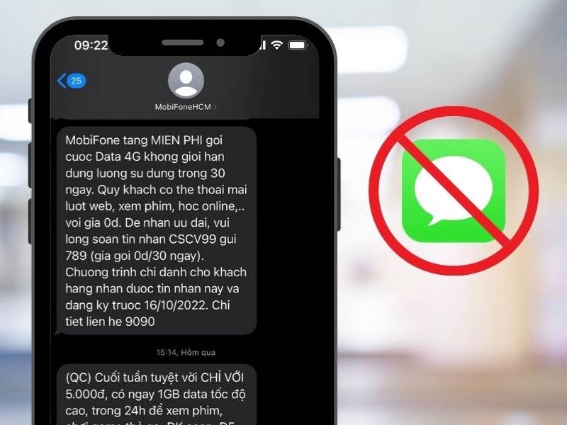 Cách chặn tin nhắn trên iPhone nhanh, dễ làm