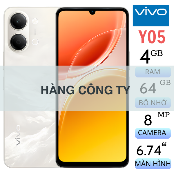 Vivo Y05 4GB/64GB Fullbox (Hàng Công Ty)