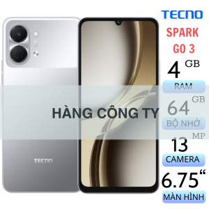 TECNO SPARK GO 3 4GB/64GB Fullbox (Hàng Công Ty)