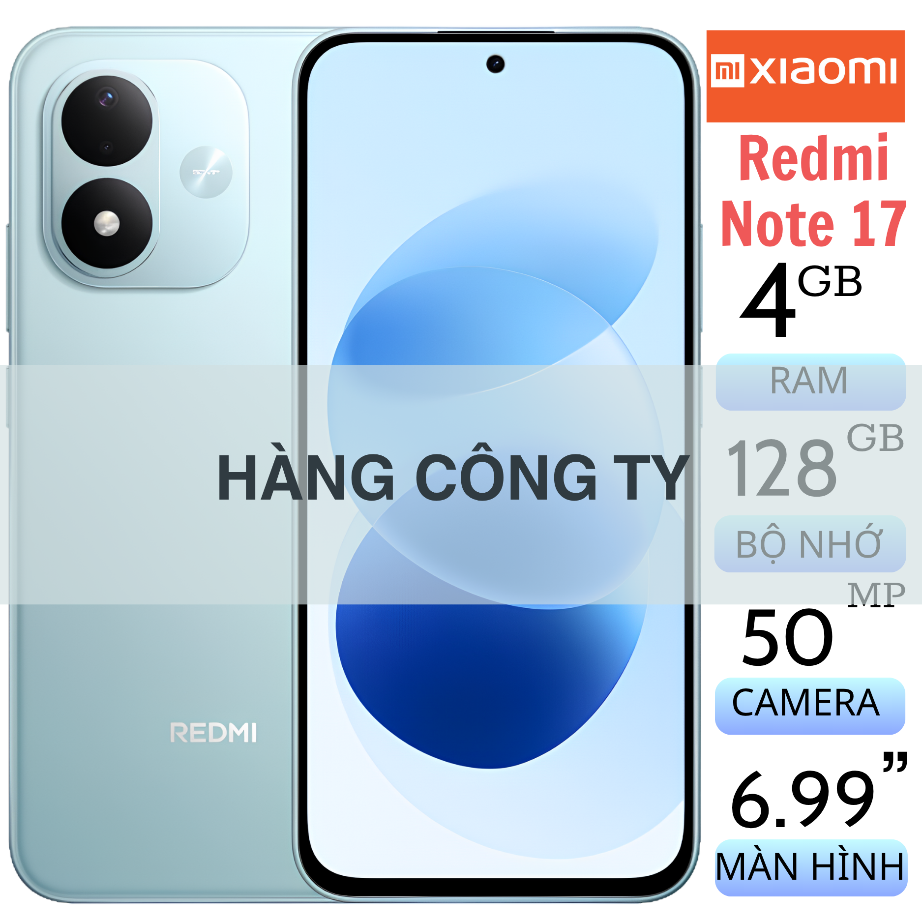 Xiaomi Redmi Note 17 4GB/128GB Fullbox (Hàng Công Ty) Xiaomi Redmi Note 17 4GB/128GB Fullbox (Hàng Công Ty)