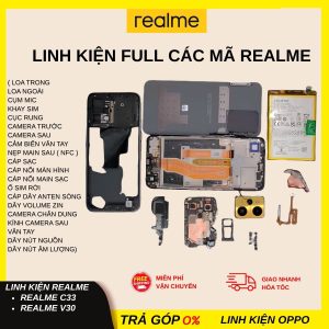 Linh Kiện Realme | Đầy Đủ Khung Sườn, Vỏ Lưng, Phím Bấm, Kính Camera, Khay Sim